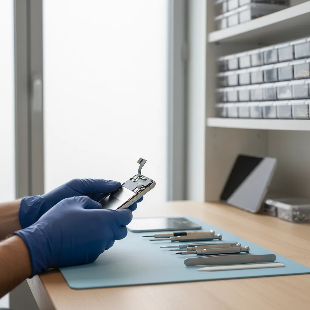 Réparation iPhone à domicile à Genève — le technicien vient chez vous